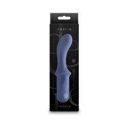 Desire Fortuna Silcone Vibrator, 6.5 Inch, Cobalt