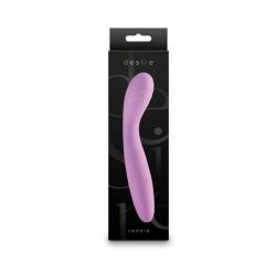 Desire Sonata Silicone Vibrator, 7 Inch, Bubblegum