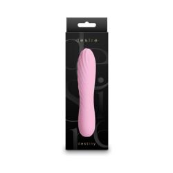 Desire Destiny Silicone Vibrator, 5.75 Inch, Azalea