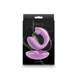 Desire Euphoria Silicone Vibrator, 5.75 Inch, Magenta