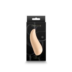 Desire Kama Silicone Vibrator, 3.75 Inch, Vanilla