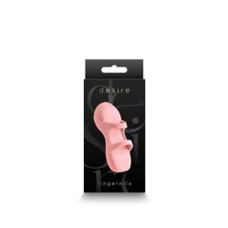 Desire Fingerella Silicone Vibrator, 3.25 Inch, Peach