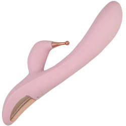 Goddess Tri Tip Dual Action Personal Massager, 8.5 Inch, Pink