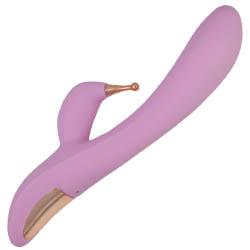 Goddess Tri Tip Dual Action Personal Massager, 8.5 Inch, Lavender