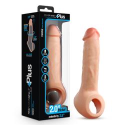 Performance Plus Thrive Silicone Penis Xtender, 8.75 Inch, Beige