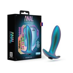 Anal Adventures Matrix Voyager Butt Plug, 5 Inch, Neptune Teal