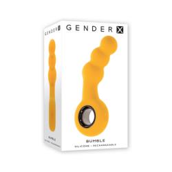 Gender X Bumble Rechargeable Silicone Vibrating Plug Yellow