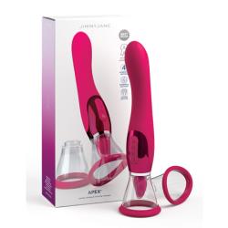 Jimmyjane Apex Multi-Use Silicone Vibrator, 10.25 Inch, Pink