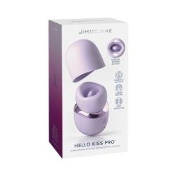 JimmyJane Hello Kiss Pro Silicone Vibrator, 5 Inch, Violet