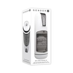 Gender X Get Your Stroke On Rechargeable Stroker TPE White