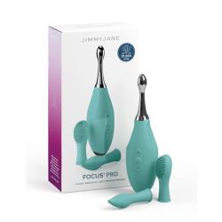 Jimmyjane Focus PRO Silicone Vibrator, 5.75 Inch, Turquoise