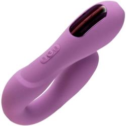 JimmyJane Reflexx Rabbit 1 Rechargeable Silicone Vibrator, 6.75 Inch, Purple