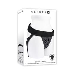 Gender X Double Rider Harness, Black