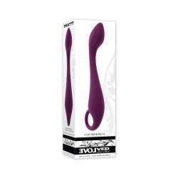 Evolved Lochness G Rechargeable Silicone Vibrator, 7.5 Inch, Burgundy