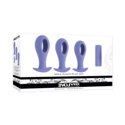 Evolved Hole Punch Plug Set Rechargeable Purple