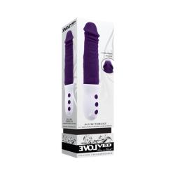 Evolved Plum Thrust Rechargeable Silicone Thrusting Vibe, 11.5 Inch, Purple