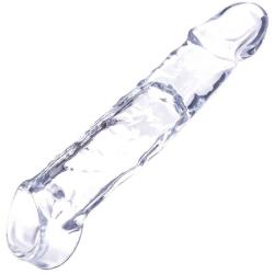 3 Inch Extra Length Magic Penis Extender with Ball Strap, 8 Inch, Clear