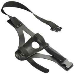 Master Series Thunder Strap Wand Thigh Harness, Black