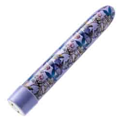Limited Addiction Slimline Rechargeable Multi Speed Vibrator, 7 Inch, Floradelic