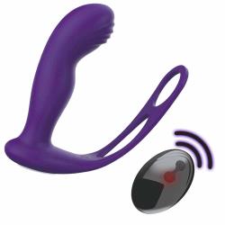 Nasstoys Royale Rechargeable P-Spot Massager with Remote, 4 Inch, Purple