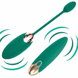 Blaze Dual Bullet Intimate Massager Kit, 7.5 Inch, Green