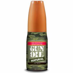 Gun Oil Natural Water-Based Lubricant with Aloe Vera, 4 fl.oz (120 mL)