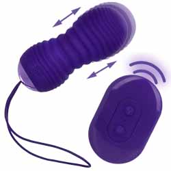 Slay #ThrustMe Rechargeable Thrusting Rotating Egg Vibrator, 3.25 Inch,