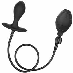 COLT Inflatable Silicone Pumper Plug, Weighted 3 Inch, Black