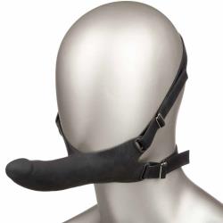 CalExotics Accommodator Silicone Over the Face Strapon Dong, 5.5 Inch, Black
