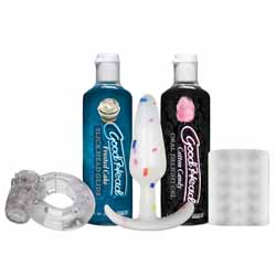 GoodHead Oral Delight Gel Party Pack with C-Ring, B-Plug and BJ Head Helper