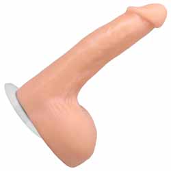 Signature Cocks UltraSKYN Vac-U-Lock Dong, 7.5 Inch, Flesh Mechanic