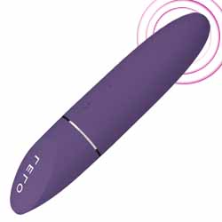 LELO MIA 3 Rechargeable Silicone Lipstick Vibrator, 4.5 Inch, Purple