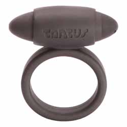 Tantus Vibrating Super Soft C-Ring, 1.5 Inch, Onyx