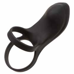 CalExotics Closer Feel Silicone Rechargeable Dual Motor Intimate Ring, Black