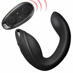 Rocks Off Rude Boy Xtreme Vibrating Prostate Massager with Remote, Black