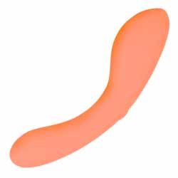 Swan Glow in the Dark Mini Wand Intimate Massager, 4.75 Inch, Orange