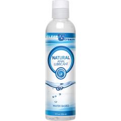 CleanStream Natural Water-Based Anal Lube, 8 fl.oz (236 mL)